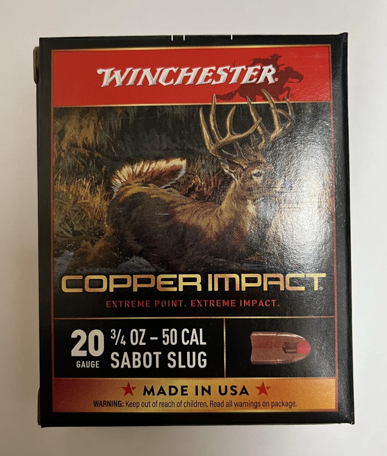 【狩猟用装弾】WINCHESTER　X20CLF　銅サボット 20GA