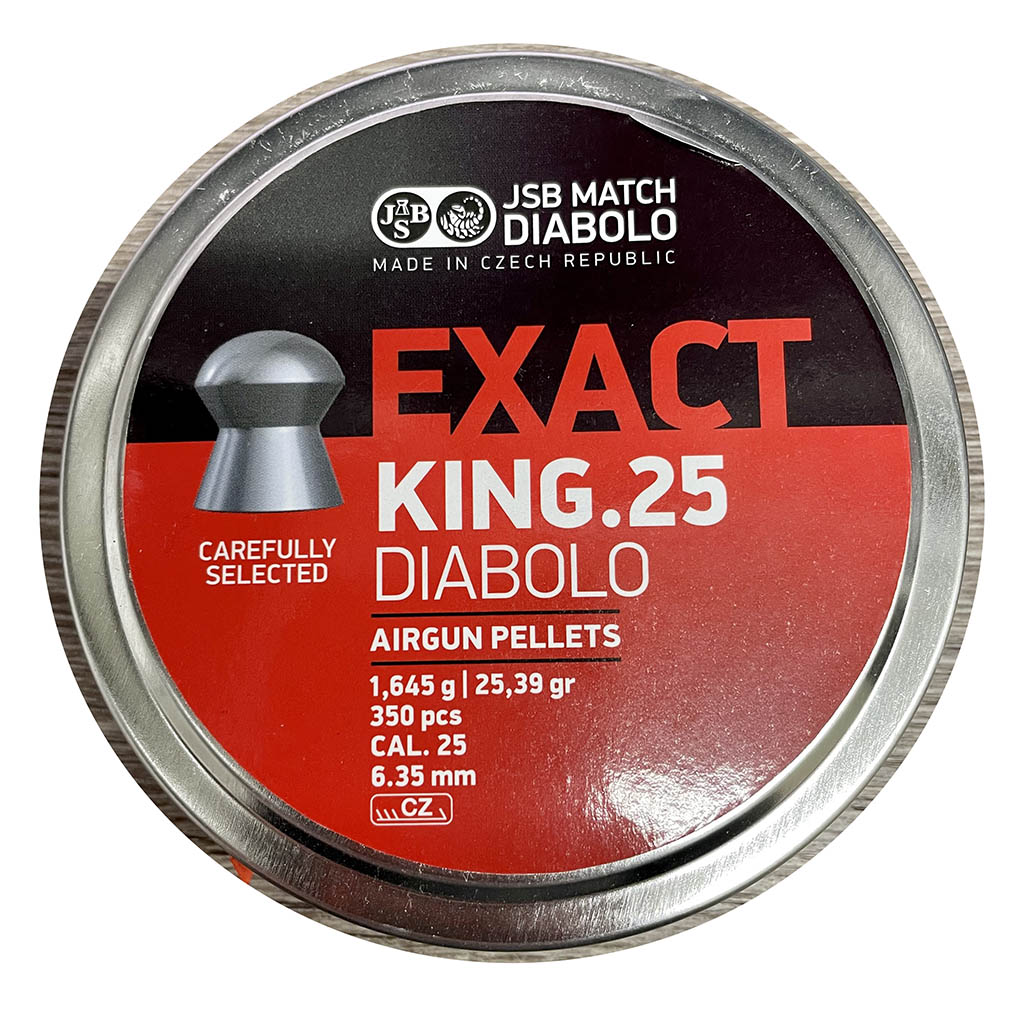 【送料550円】JSB DIABOLO EXACT KING 6.35mm 25.39gr 350発入