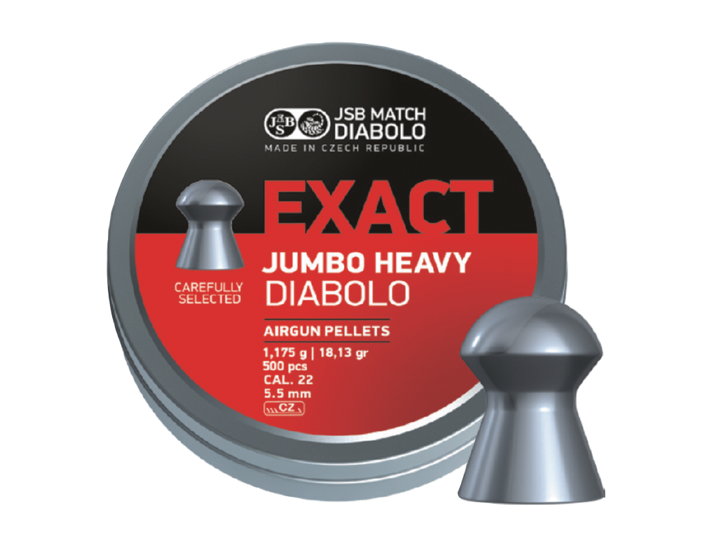 【送料550円】JSB DIABOLO EXACT JUMBO HEAVY 5.5mm 18.13gr 500発入