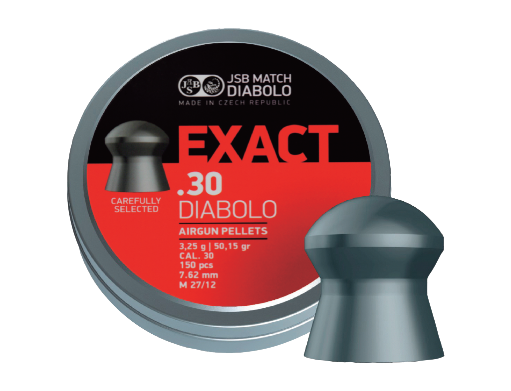 【送料550円】JSB DIABOLO EXACT 7.62mm 50.15gr 150発入