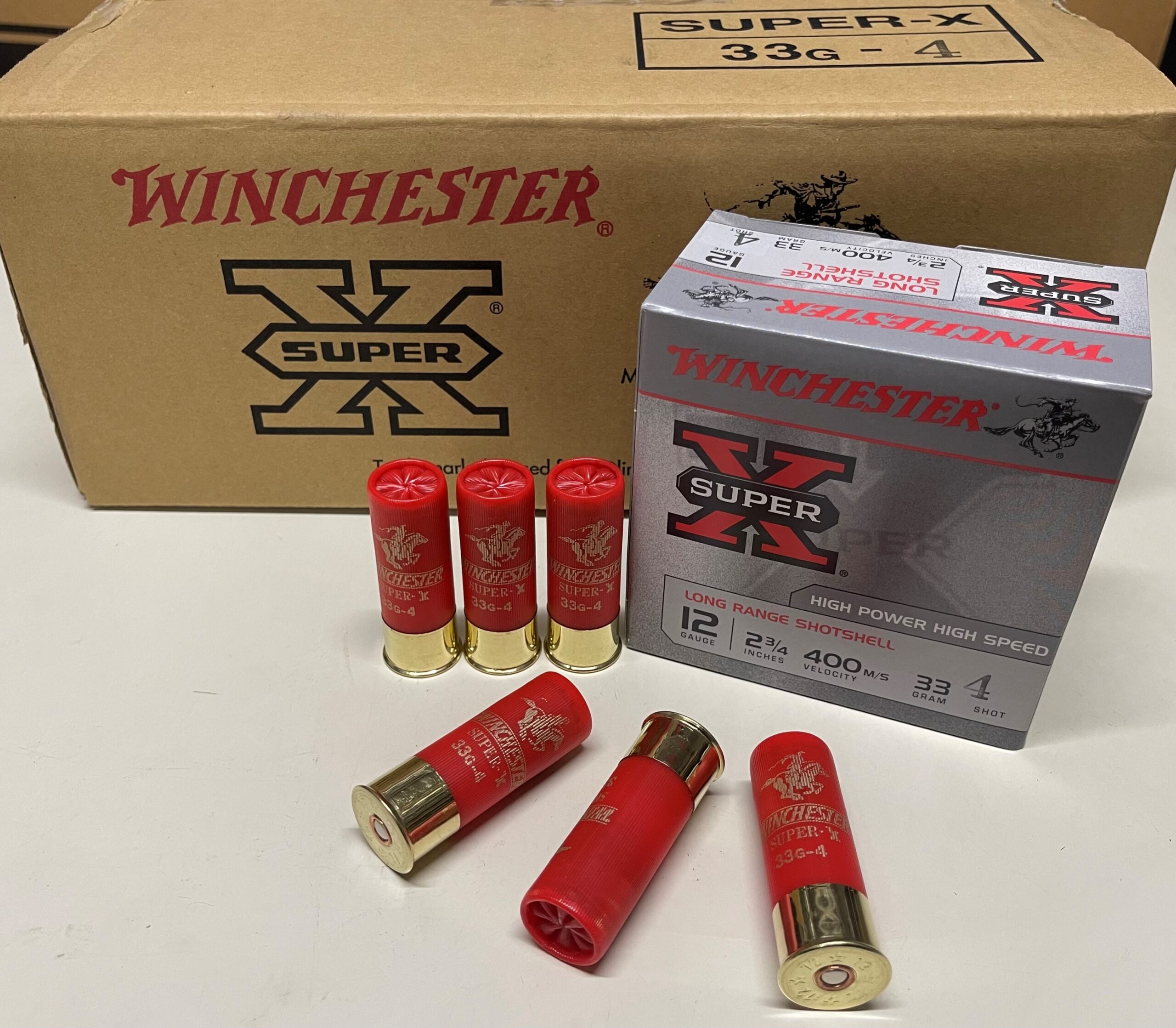 【狩猟用装弾】WINCHESTER スーパーX  4号 33g 12GA