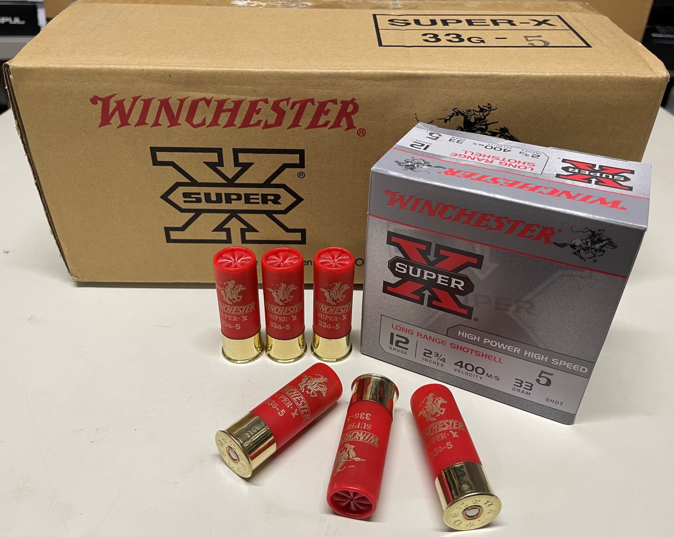 【狩猟用装弾】WINCHESTER スーパーX  5号 33g 12GA