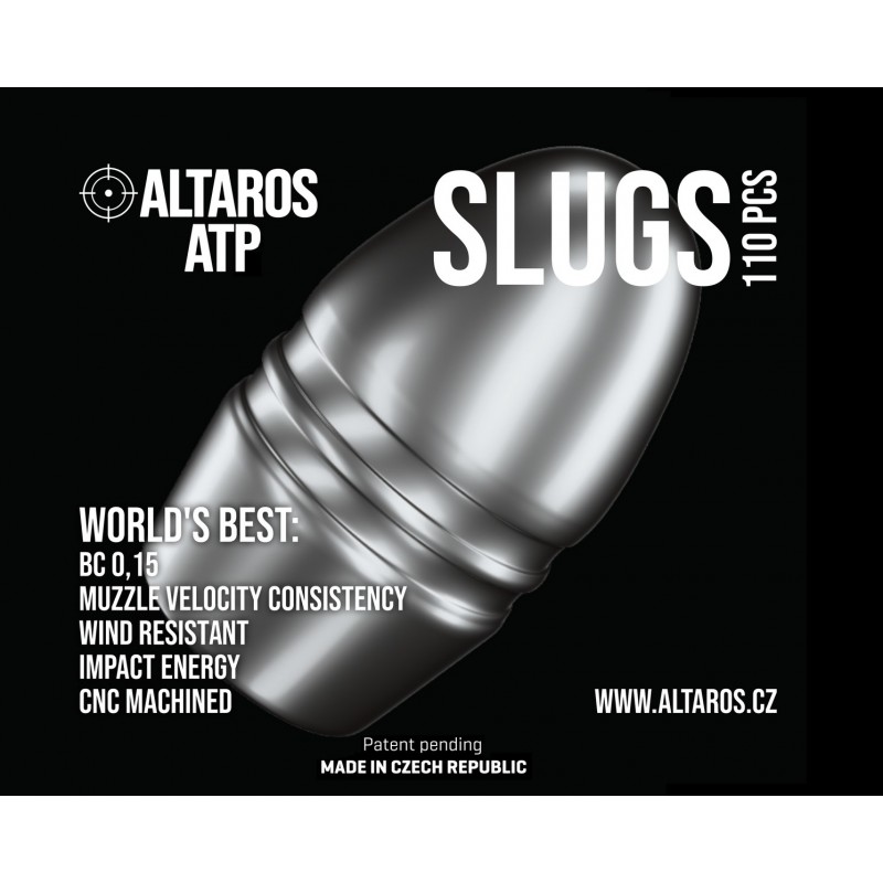 ALTAROS Turned Lead Slugs ATP 5.52mm .217 31gr (FX用)